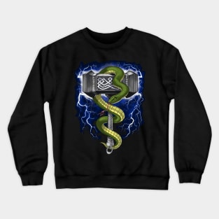 Viking Warrior Hammer Crewneck Sweatshirt